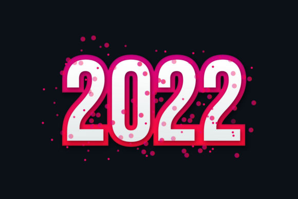 2022 Happy New Year Text Effect Design: A Creative Way to Celebrate the New Year