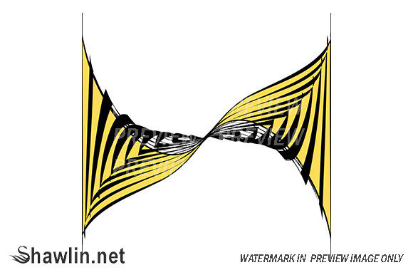 Abstract Striped Optical Illusion: A Versatile Design Asset