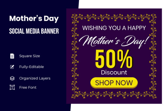 Elevating Brand Connection Through Strategic Mothers Day Banner Social Banner Design
