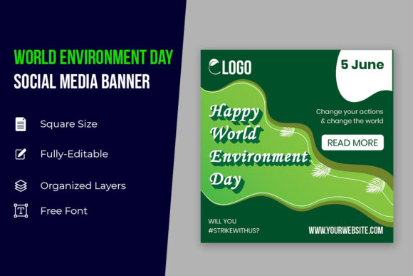Elevating Your Digital Presence with World Environment Day Social Media Design