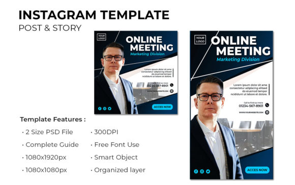 Instagram Post and Story for Business