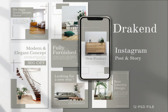 Instagram Stories Post and Social Media Templates for Business Promotion