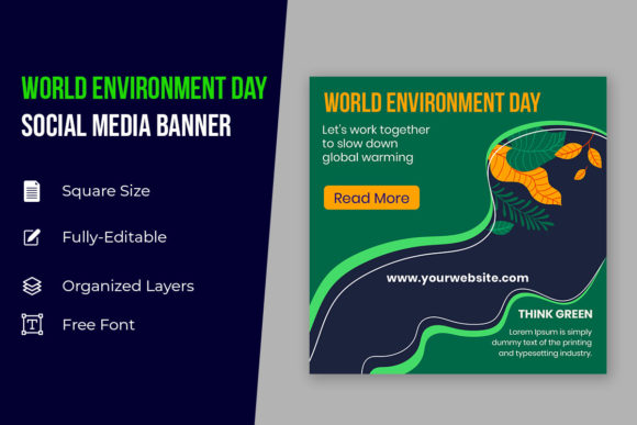 Natural Banner World Environment Day: A Visual Guide