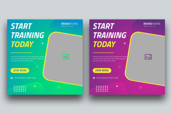 Transform Your Fitness Brand with a Professional Social Media Post for Gym